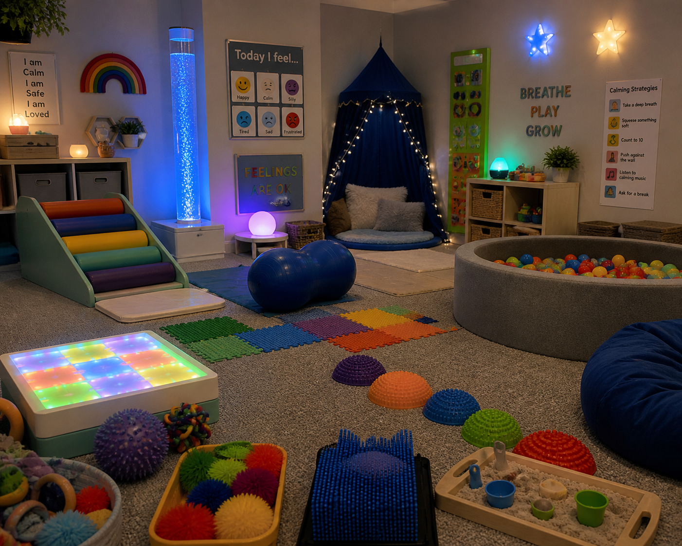 Creating a Sensory Safe Space for an autistic child at home