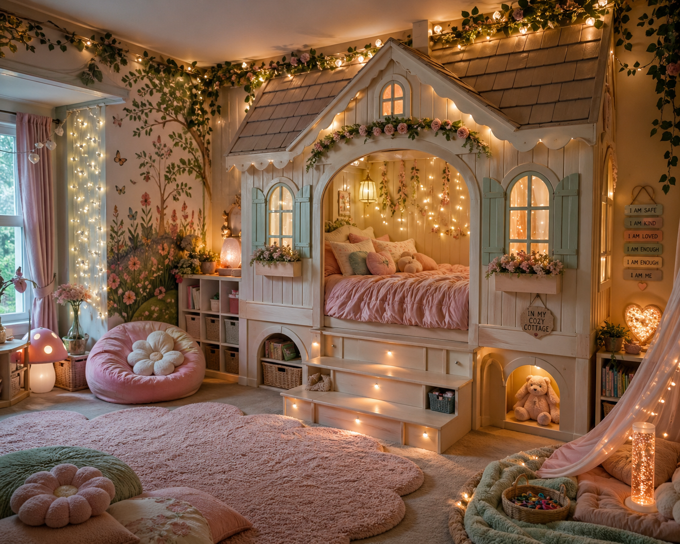 sensory rooms for autistic children with calm lighting cozy bedding and a safe sensory bedroom space