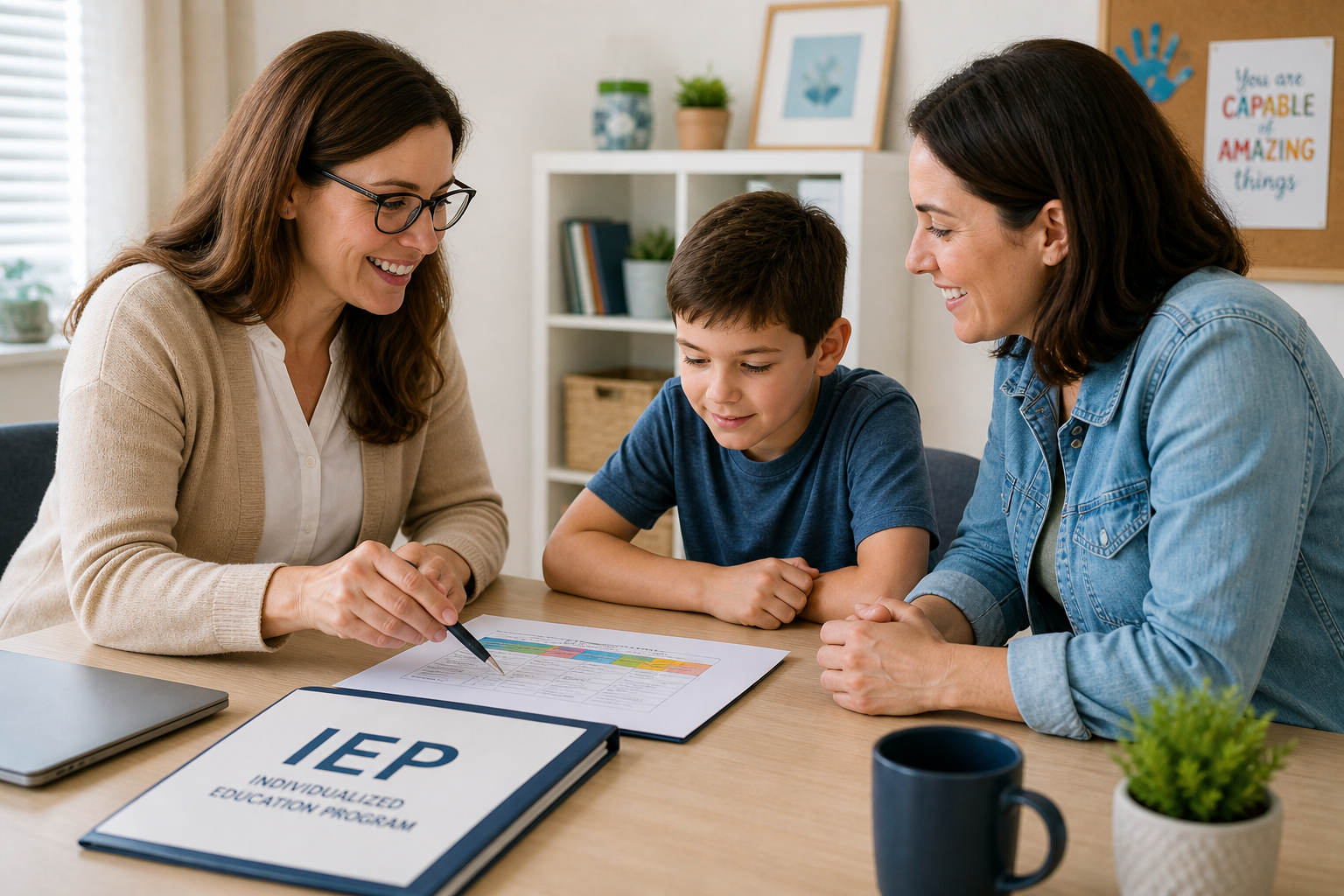 IEP Help school support meeting for parents